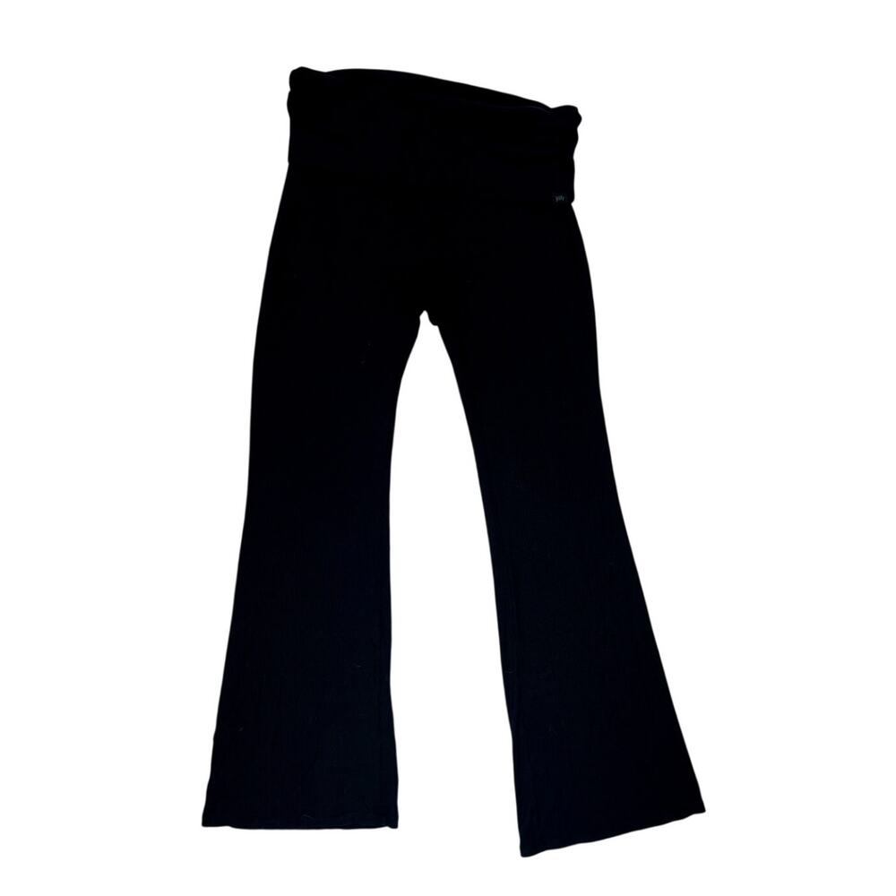 Yitty Black Ribbed Flare Leggings – Size XL - Picture 2 of 6